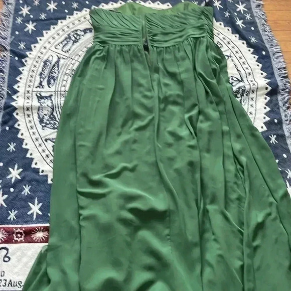 ❤️Host Picks❤️[18W]Alfred  Angelo Bridal Strapless Chiffon Maxi Dress/Gown Green - Picture 9 of 9